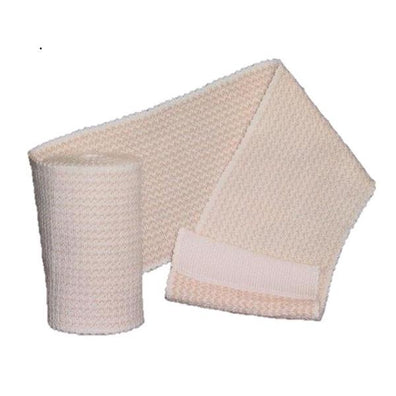 Bandage Hook Lock 4"x15yd Stretch Elstc Roll Double Hook & Loop Closure LF 10/Bx - Surgical Supplies NY